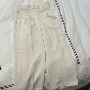 White aritzia effortless beautiful crop pant